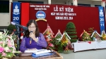 Cô Phùng Thị Lan - Tổ trưởng tổ Ngữ văn với lời bình báo tường 20-11