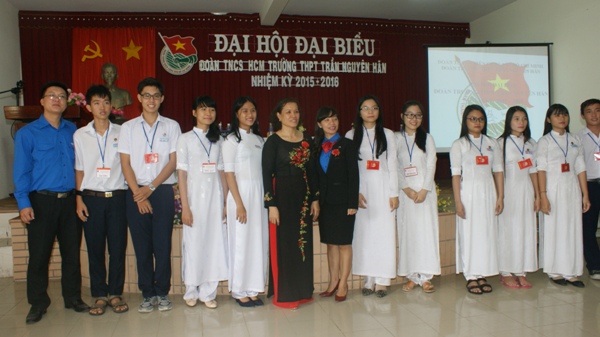 Đại hội đại biểu Đoàn trường THPT Trần Nguyên Hãn nhiệm kì 2015-2016.