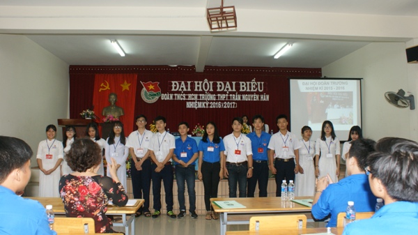 THPT Trần Nguyên Hãn tổ chức Đại hội đại biểu Đoàn trường nhiệm kì 2016-2017.