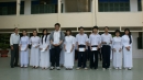 Trường THPT Trần Nguyên Hãn phát thưởng cho các em học sinh đạt giải học sinh giỏi và có điểm cao trong kỳ thi thử đại học